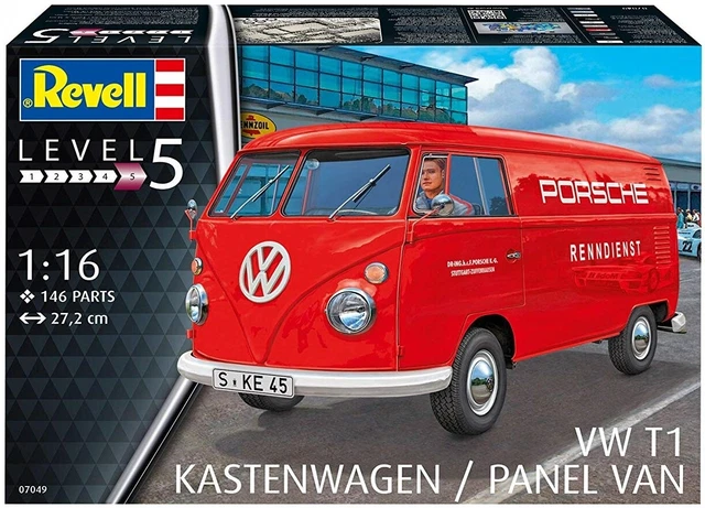 REVELL COFFRET CADEAU VOLKWAGEN T1 GULF AVEC PEINTURE RV-67726