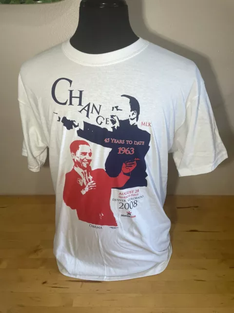 Vintage 2008 Obama Campaign Shirt Sz L