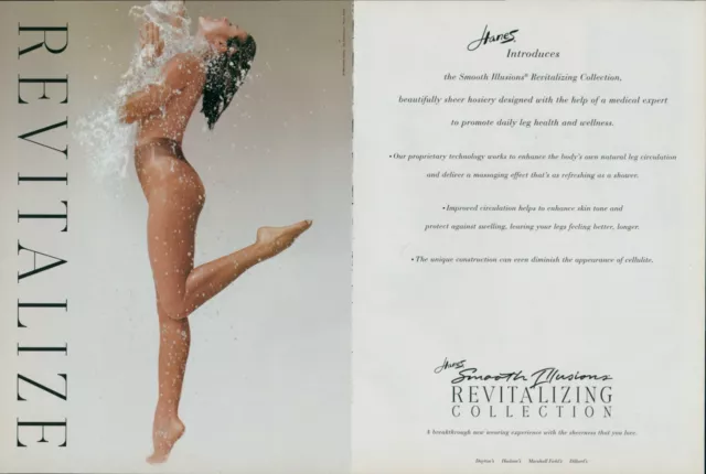 vintage 1990s magazine print ad HANES Pantyhose DIANE ENGLISH Murphy Brown
