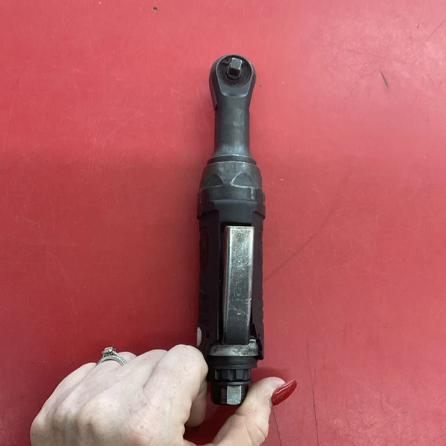 MAC Tools AR7760A1/4" Drive Flathead Pneumatic Air Ratchet Tested Good Used Tool 3