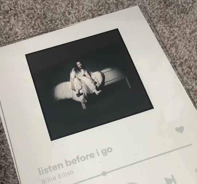 listen before I go plaque