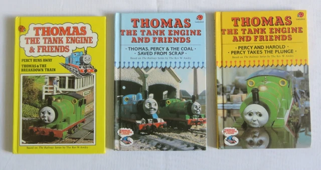 LADYBIRD THOMAS THE Tank Engine & Friends Books x3 Vintage 1980s £2.50 ...