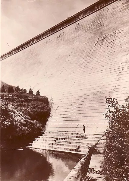 Danish Dam Copenhagen Denmark Barrage Copenhague Danemark old Photo 1920's