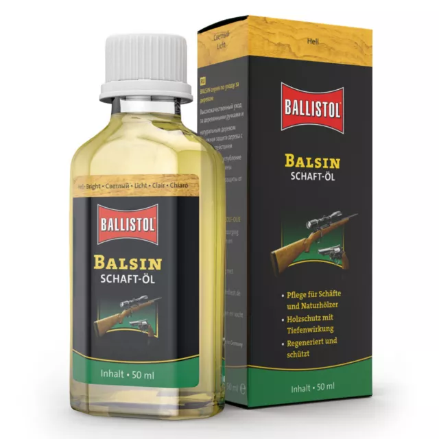(199,80 EUR/l) Balsin Schaftöl hellbraun 50 ml