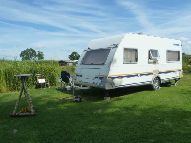 Wohnwagen Wilk Safari 10W guter Zustand mit Vorzelt und Fahrradträger