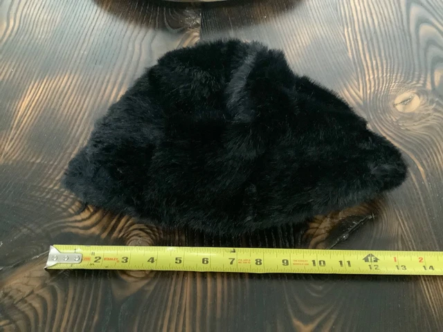 Vintage La Maison De La Fausse Fourrure High quality faux fur hat made in France Vintage La Maison De La Fausse Fourrure High quality faux  main image 4