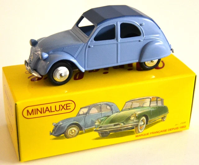 Miniature Minialuxe N°5-1 – Citroën 2CV AZLP – Mondial Du Modélisme 2014 – 1/43 – France