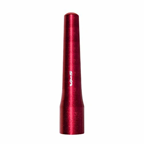 3 inch Red Aluminum Short Car Antenna