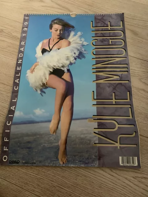 Vintage Kylie Minogue A2 Official 1991 Calendar