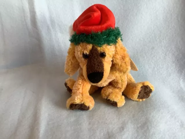 Ty Beanie Babies | Jinglepup The Christmas Dog | Vintage Retired Rare Toy Plush