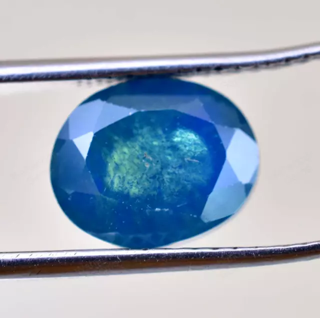 Nicht Erhitzt Natürlich Zweifarbig Saphir 4.60 CT Oval Agl Zertifiziert Ceylon