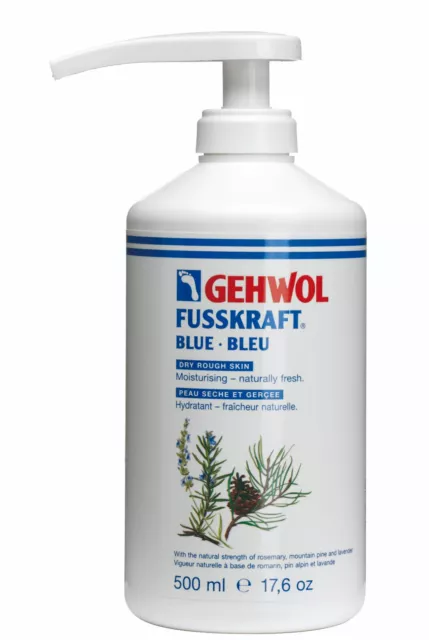 Gehwol Fusskraft Blue Foot Cream for dry skin 500ml Dispenser Moisturising