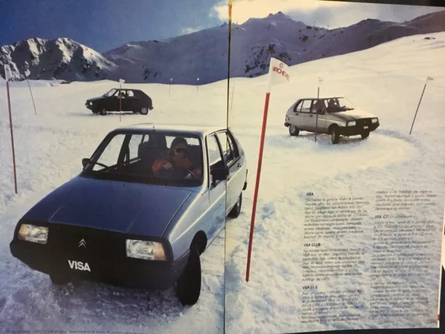 Superbe Catalogue Publicitaire 1986 CITROËN VISA !!!!