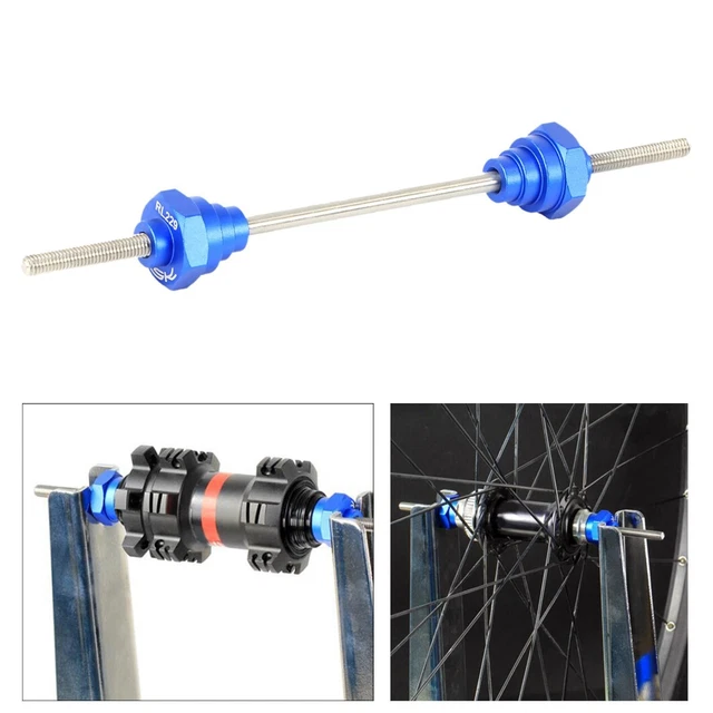 Lot de 2 adaptateurs de moyeu de roue pour vélo - 12/15 mm vers 9 mm