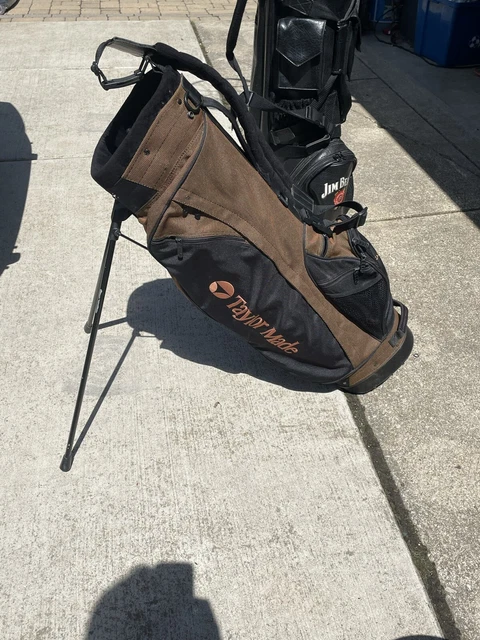 1990s TaylorMade Burner Bubble Stand Golf Bag Single Strap Better Than Most mini 1990s TaylorMade Burner Bubble Stand Golf Bag Single Strap Better Than Most mini