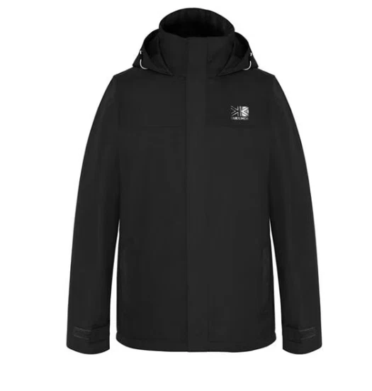 KARRIMOR MENS 3IN1 Jacket Mesh Lining Concealable Hood Water