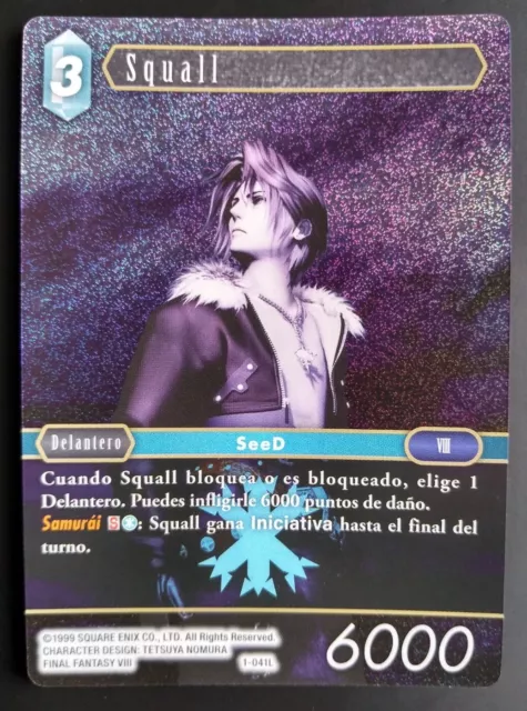 Final Fantasy TCG Opus 1 Wave 1 - Squall 1-041L - Foil Legend (Spanish)