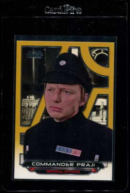 2018 Star Wars Galactic Files Gold #Anh-26 Commander Praji /10 Rare Nmmt *326163