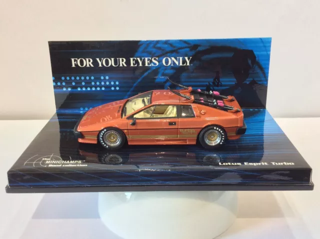 Lotus Esprit Turbo S3 in Kupfer - 1/43 Minichamps - 007 James Bond Sammlung 2