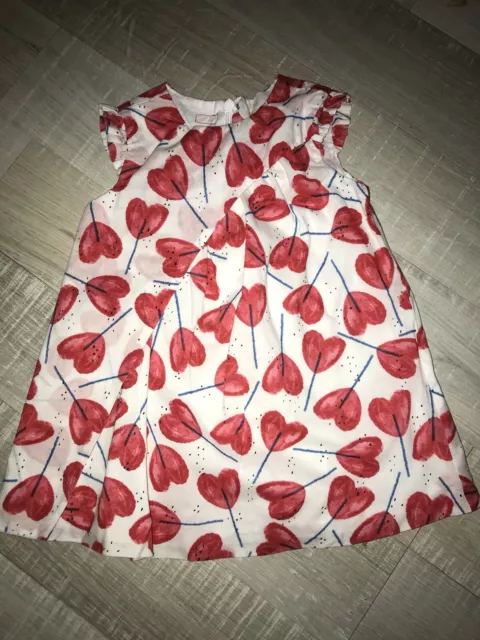CATIMINI 9 MOIS Fille ROBE Motif Sucette Coeur ETE 2018 EUR 9
