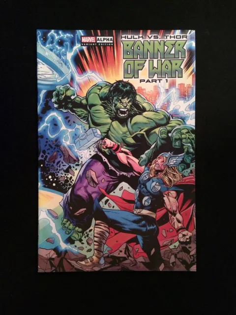 Hulk Vs. Thor Banner Of War Alpha #1D  MARVEL Comics 2022 NM  SHAW VARIANT