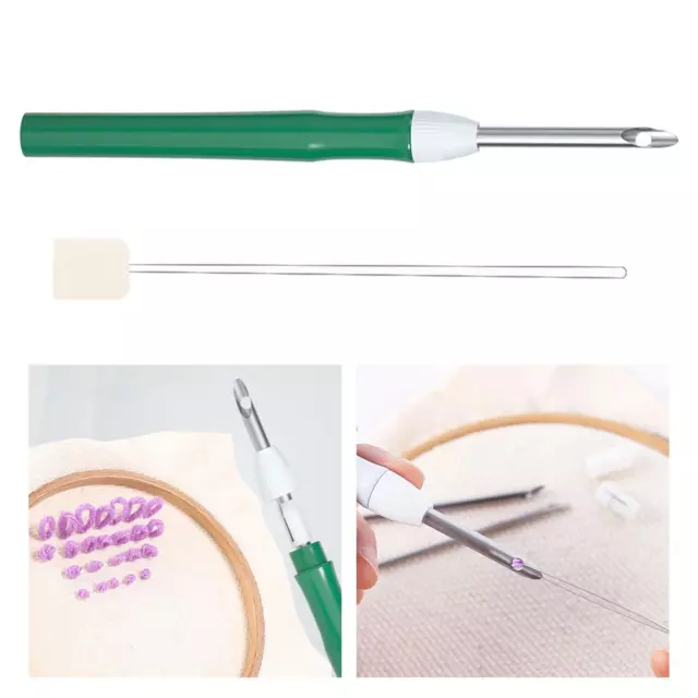 Handle Punch Needle Embroidery Punch Pen for Crafts Stitching Applique