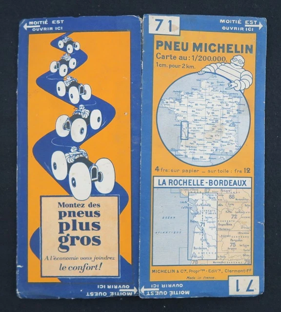 CARTE MICHELIN - Carte N° 84 - Marseille Menton - 1942 - Bel Etat EUR 7,00 - FR