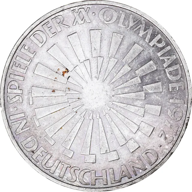 [#1111811] GERMANY - FEDERAL REPUBLIC, 10 Mark, 1972, Munich, KM:130, SUP+, Silv