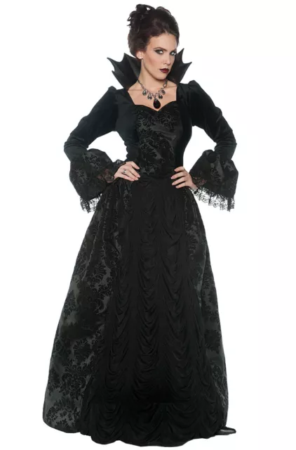 Brand New Renaissance Medieval Gothic Evil Queen Adult Costume