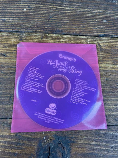 BARNEY RUN JUMP Skip and Sing 1996 CD 25 Tracks # DISC ONLY # £7.99 ...