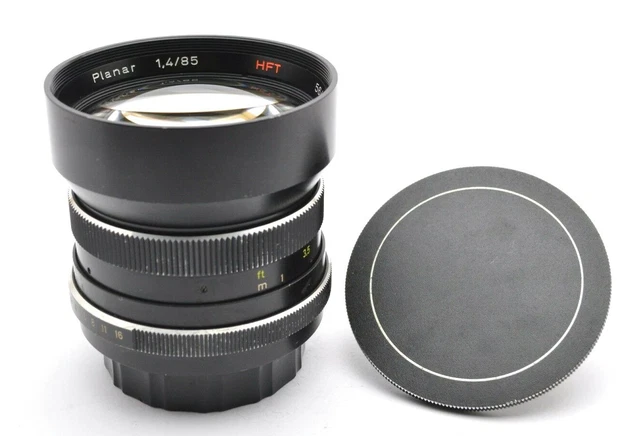 Carl Zeiss Planar 1,4 / 85 mm HFT Rolleiflex QBM-Mount Tele Lens Objektiv i110