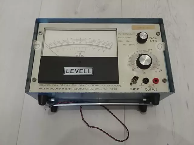 Levell TM3B A.C. R.M.S. Microvoltmeter Volt Meter