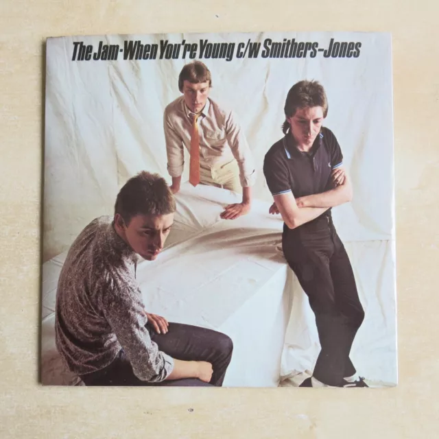 THE JAM When You're Young / Smithers-Jones UK 7" in picture sleeve Polydor 1979