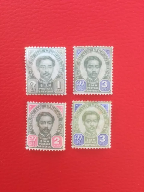 Siam postage stamps unused 12&3 ATTS great condition