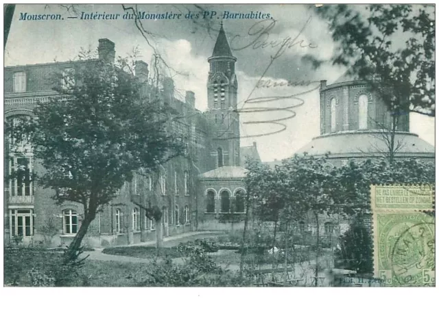 belgique. n°35739.mouscron.interieur du monastere des pp barnabites