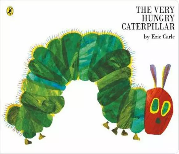 The Very Hungry Caterpillar By: Eric Carle Childrens Book Kids School Learning