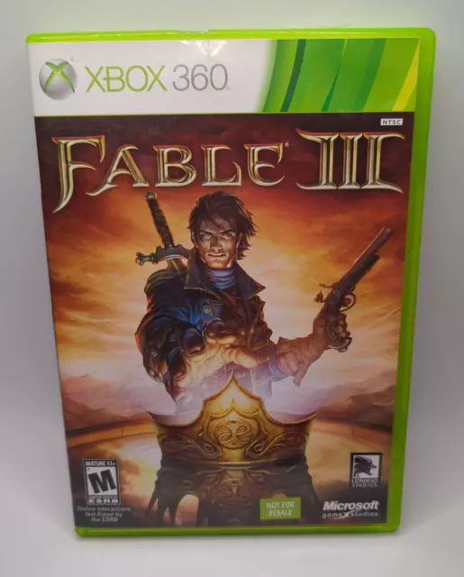 Fable III 3 (Microsoft Xbox 360, 2010) Complete