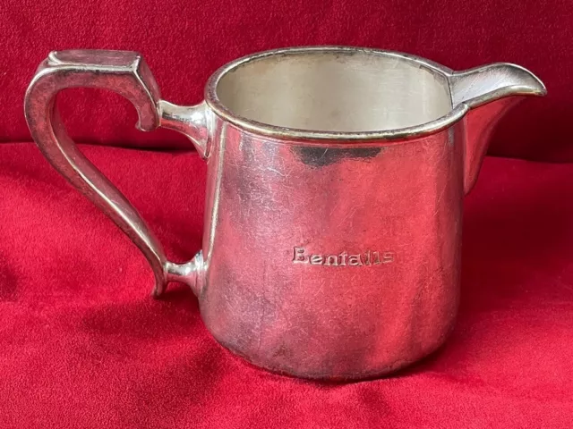 Bentalls 1 Pint Hard Soldered Pitcher, 1930s Embassy style