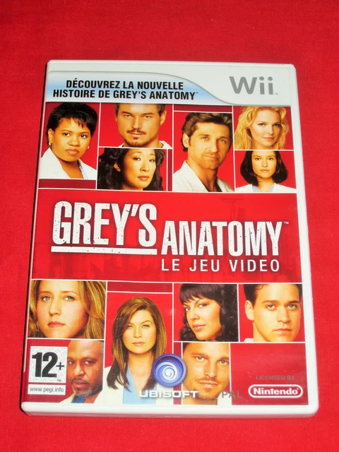 GREY'S ANATOMY - THE VIDEO GAME - Jeu WII/WII U - Complet