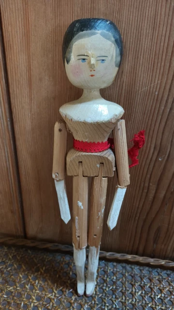 POUPÉE ANCIENNE BOIS et Carton Bouilli EUR 220,00 - FR