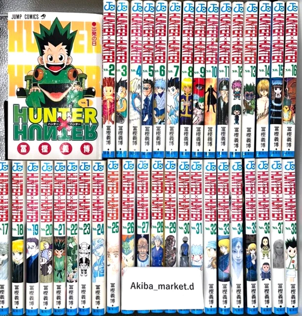 【HUNTER x HUNTER】　１～３８巻 Hunter x Hunter Vol. Volume 38 Newly Issue JUMP Comic Manga