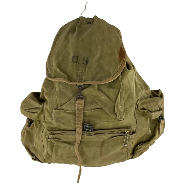 Sac à Dos Randonnée Vintage LAFUMA - Kaki Breveté SGSG - Scouts Alpinisme