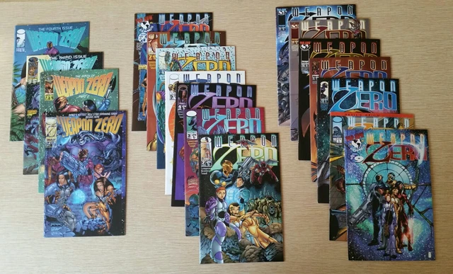 Image Comics Lot Weapon Zero T4-T1 Mini Series, 2-15 Benitez Simonson