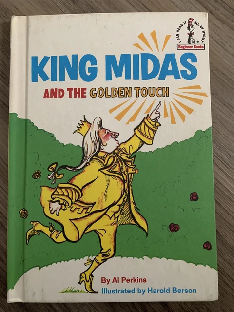 VINTAGE 1969 KING Midas and the Golden Touch Hardcover Beginner Book Dr ...