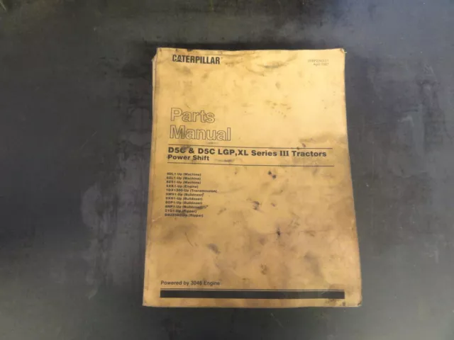 Caterpillar D5C & D5C LGP, XL Series III Tractor Parts Manual   SEBP2243-01