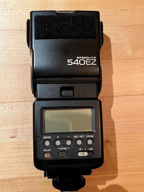 Canon Speedlite 540 Ez.  Shoe Mount Flash For Canon.  Excellent++ Condition.