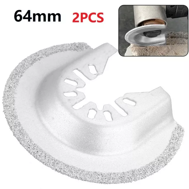 Strumenti lama semicerchio multisega di alta qualità 2 pz 64 mm diamante