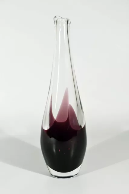 SKANDINAVIEN Glas Vase ° ( Design Vicke Lindstrand - Kosta Glasbruk Schweden ? )