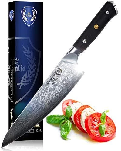 Regalia Chef Knife Best Professional Quality Japanese Damascus Gyuto 8 Inch A...