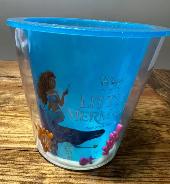 DISNEY THE LITTLE Mermaid 2023 AMC Light up Popcorn Bucket Vessel 130oz
